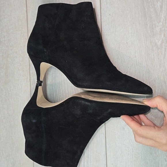 Sam Edelman Women Kinzey Black Suede Ankle Boots Shoes Sz 8.5M - Picture 10 of 14
